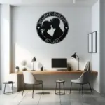 Personalized Couple Metal Art Sign